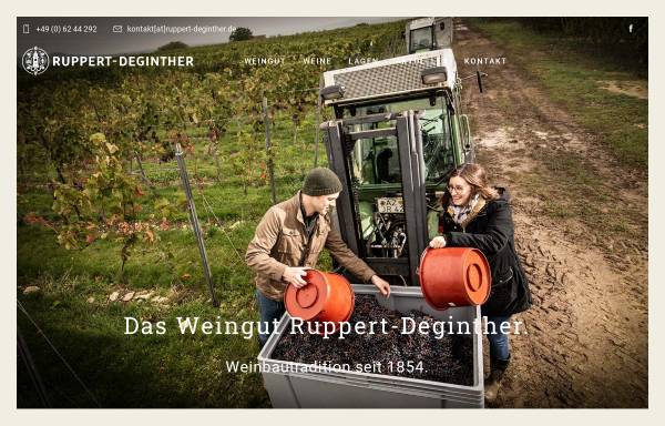 Vorschau von www.ruppert-deginther.de, Weingut Ruppert Deginther