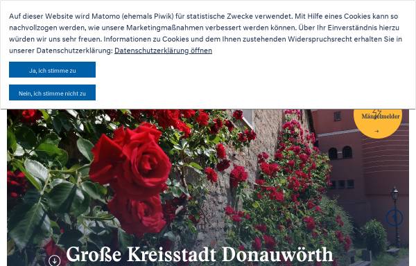 Vorschau von www.donauwoerth.de, Stadt Donauwörth