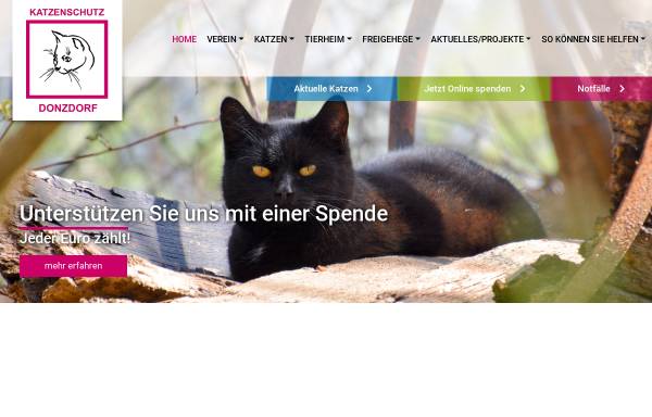 Vorschau von www.katzenschutz-gp-donzdorf.de, Katzenschutz Donzdorf