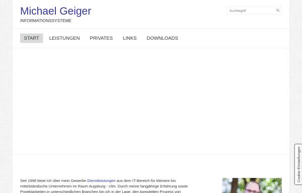 Vorschau von www.mgeiger.de, M. Geiger Informationssysteme