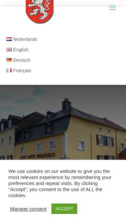 Vorschau der mobilen Webseite www.brauhaus-dudeldorf.eu, Hotel zum alten Brauhaus