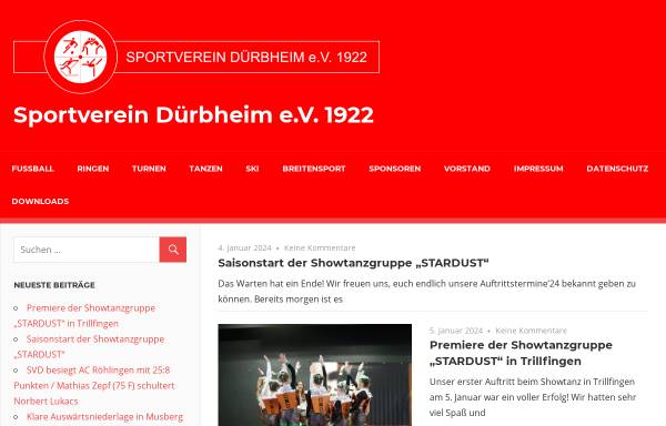 Vorschau von www.sv-duerbheim.de, Sportverein Dürbheim e.V. 1922 - Ringen