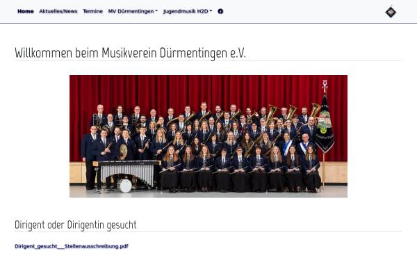 Vorschau von www.musikverein-duermentingen.de, Musikverein Dürmentingen e.V.