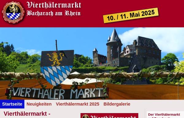 Vorschau von www.bacharach-mittelalter.de, Vierthälermarkt
