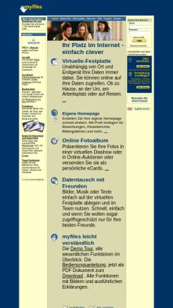 Vorschau der mobilen Webseite www.my-files.de, My-Files GmbH