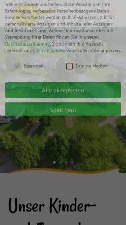 Vorschau der mobilen Webseite www.ulis-kinderland.de, Ulis Kinderland e.V., Gallentin