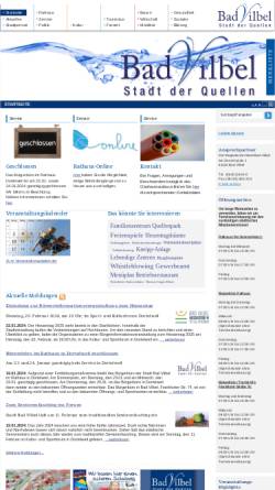 Vorschau der mobilen Webseite www.bad-vilbel.de, Bad Vilbel