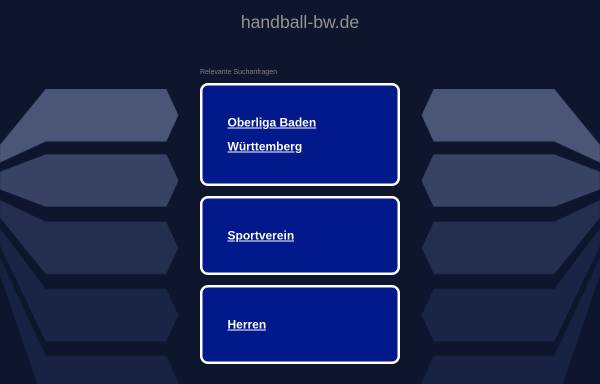 Vorschau von www.handball-bw.de, TV 1860 Bad Windsheim e.V. - Handball