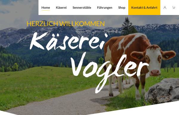 Vorschau von www.kaeserei-vogler.de, Käserei Vogler
