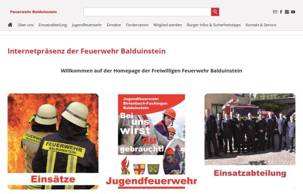 Vorschau von feuerwehr-balduinstein.de, Freiwillige Feuerwehr Balduinstein