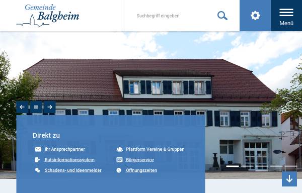 Vorschau von www.balgheim.de, Balgheim