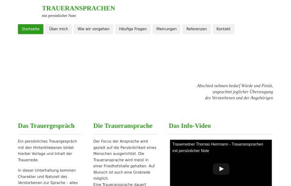 Vorschau von www.traueransprachen-saarland.de, Herrmann, Thomas Trauerredner Düppenweiler