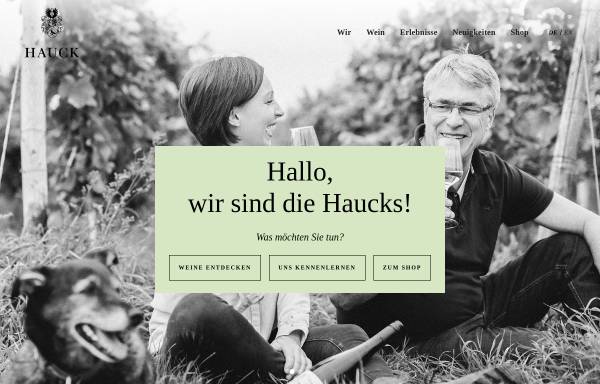 Vorschau von www.weingut-hauck.de, Hauck, Weingut
