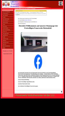 Vorschau der mobilen Webseite www.feuerwehr-bettenfeld.de, Freiwillige Feuerwehr