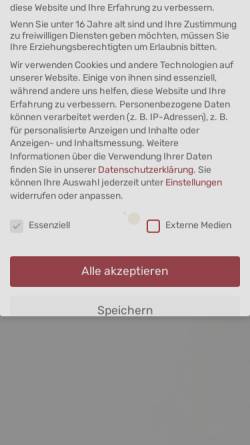 Vorschau der mobilen Webseite grieshof.de, Grieshof - Pension und Ferienhof
