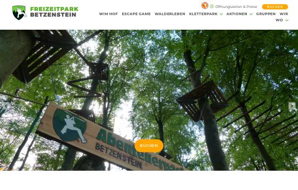 Vorschau von www.abenteuerpark-betzenstein.de, Abenteuer Kletterpark Betzenstein