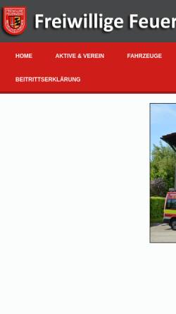 Vorschau der mobilen Webseite www.ffw-michelsneukirchen.de, Freiwillige Feuerwehr Michelsneukirchen