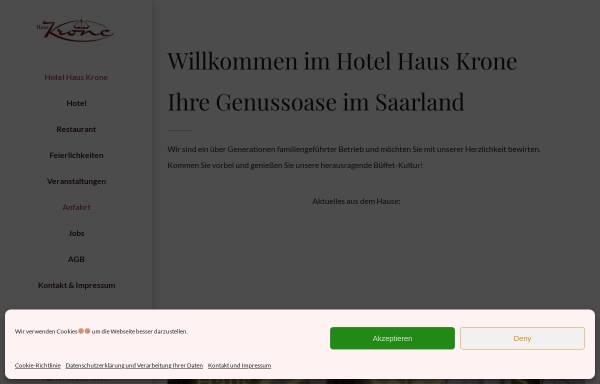 Vorschau von www.hotel-haus-krone.de, Hotel Haus Krone