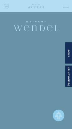 Vorschau der mobilen Webseite www.wendel-weingut.de, Weingut Wendel