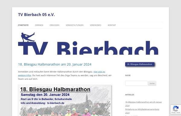 Vorschau von www.tv-bierbach.de, Turnverein 05 Bierbach e.V.