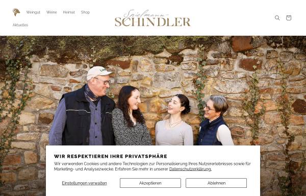 Vorschau von www.spielmann-schindler.de, Weingut Spielmann-Schindler