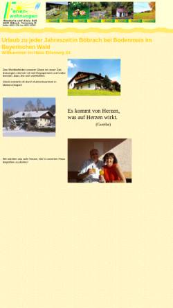 Vorschau der mobilen Webseite www.suess-boebrach.de, Ferienhaus Süß