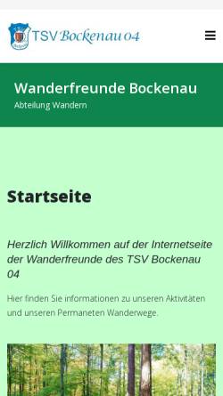 Vorschau der mobilen Webseite www.ivv-bockenau.de, TSV Bockenau 1904 e.V.