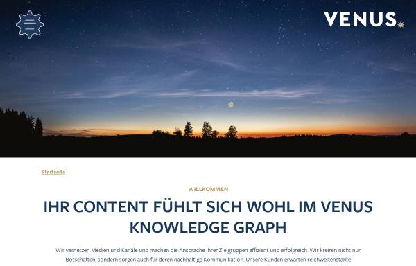 Vorschau von www.venus-werbung.de, VENUS. Werbeagentur GmbH