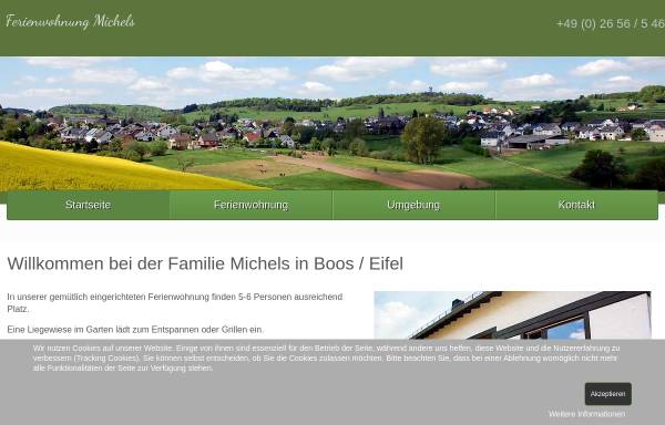 Vorschau von www.fewo-michels.de, Ferienwohnung Michels