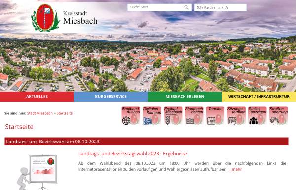 Vorschau von www.miesbach.de, Miesbach