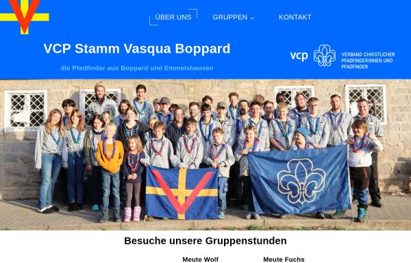 Vorschau von www.vasqua.de, Pfadfinder Stamm Vasqua - Boppard