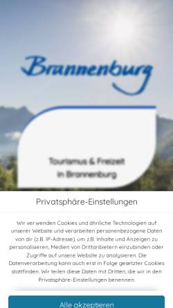 Vorschau der mobilen Webseite www.brannenburg.de, Brannenburg