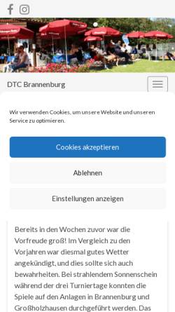 Vorschau der mobilen Webseite www.dtc-brannenburg.de, DTC Brannenburg
