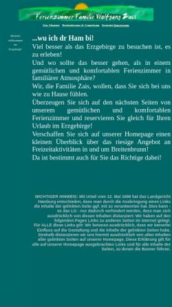 Vorschau der mobilen Webseite urlaub-bei-zais.de, Ferienzimmer Familie Wolfgang Zais