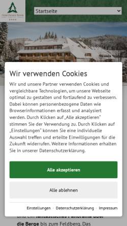 Vorschau der mobilen Webseite www.kaisers-tanne.de, Ferienhotel Kaisers Tanne