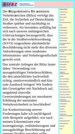 Vorschau der mobilen Webseite www.familie-ahlers.de, Bürgerinitiative für animierte Verkehrszeichen