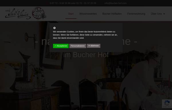 Vorschau von www.bucher-hof.com, Landgasthaus 