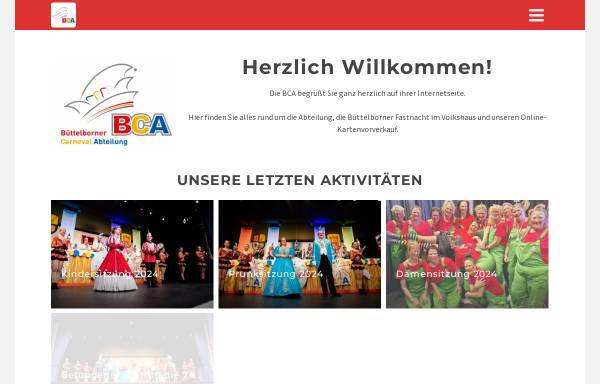 Vorschau von bca-buettelborn.de, Büttelborner Carneval Abteilung