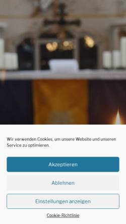 Vorschau der mobilen Webseite www.kirche-buttstaedt.de, Evangelisch-Lutherische Kirchgemeinde Buttstädt Sankt Michaelis