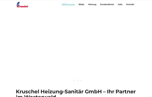 Vorschau von www.kruschel.info, Kruschel Heizung-Sanitär GmbH