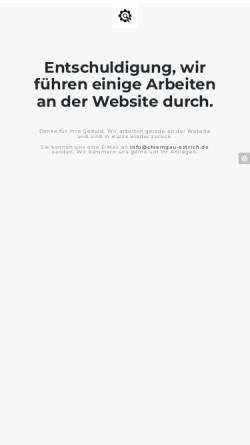 Vorschau der mobilen Webseite www.chiemgau-estrich.de, Chiemgau Estrich GmbH