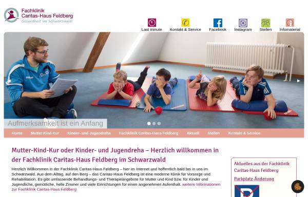 Vorschau von www.caritas-haus-feldberg.de, Mutter-Kind-Erholungsheim