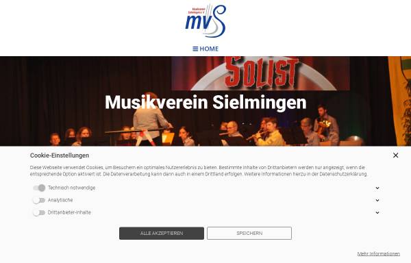 Vorschau von www.mv-sielmingen.de, Musikverein Sielmingen