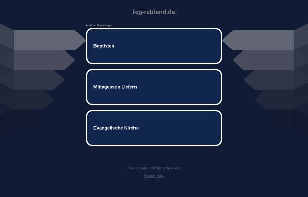 Vorschau von www.feg-rebland.de, Freie evangelische Gemeinde Rebland