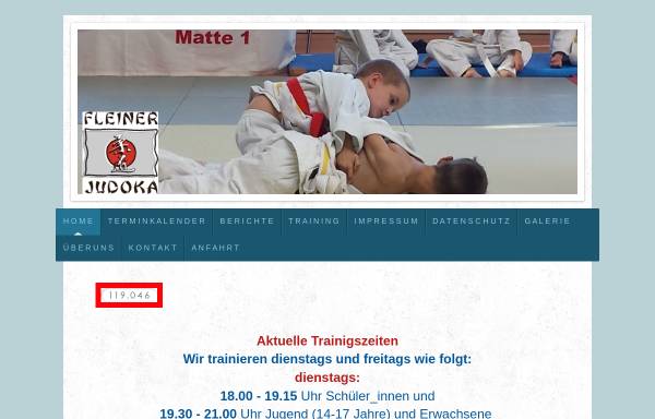 Vorschau von www.fleiner-judoka.de, Judoka