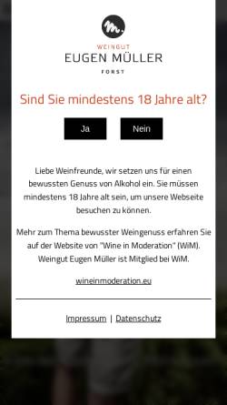 Vorschau der mobilen Webseite weingut-eugen-mueller.de, Weingut Eugen Müller