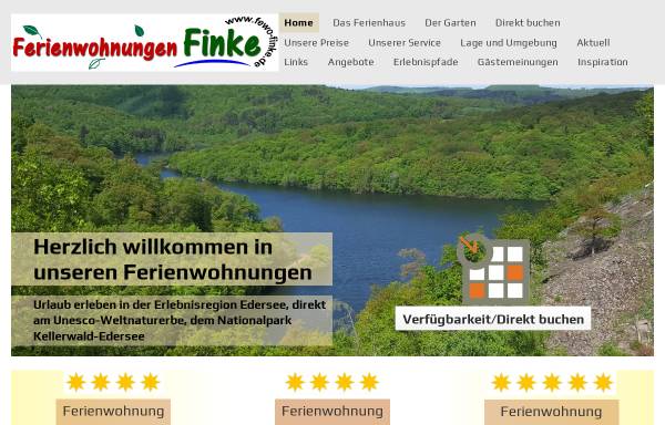 Vorschau von www.fewo-finke.de, Ferienhaus Familie Schuck