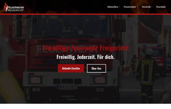 Vorschau von www.feuerwehr-freigericht.de, Freiwillige Feuerwehr Freigericht