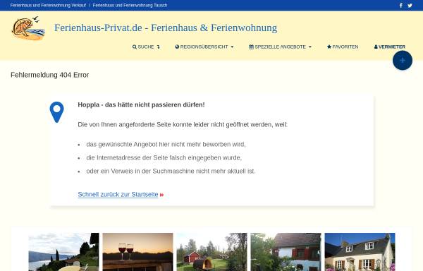 Vorschau von www.ferienhaus-privat.de, Ferienwohnung