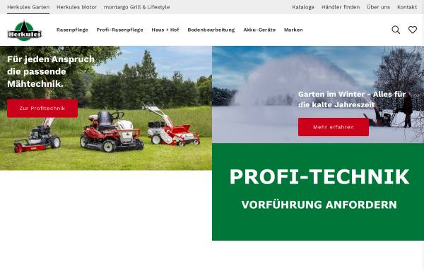 Vorschau von www.herkules-garten.de, Adolf Telsnig - Forst- und Gartentechnik
